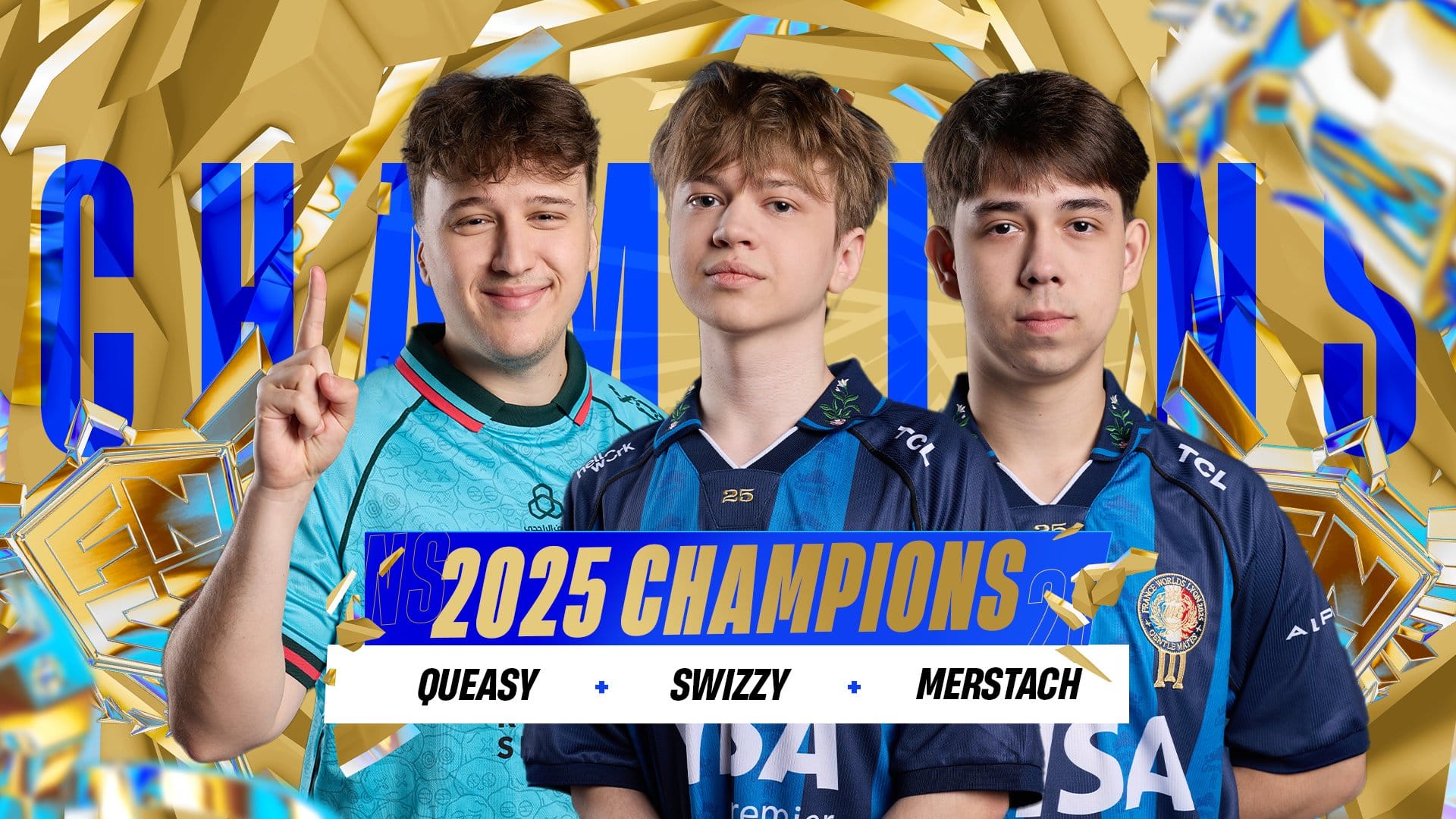 FNCS Global Championship 2025 results: Merstach, Queasy & SwizzY win $2M Fortnite LAN!