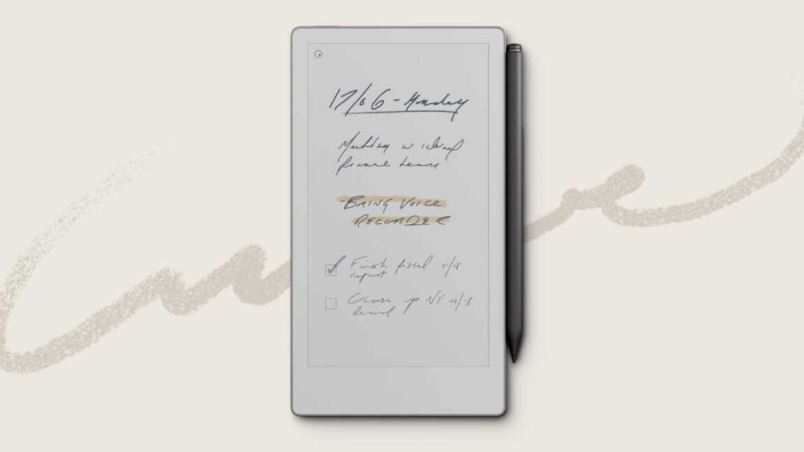 reMarkable’s newest E-Inkwriting tablet is a 7.3-inch, $449 handheld slab